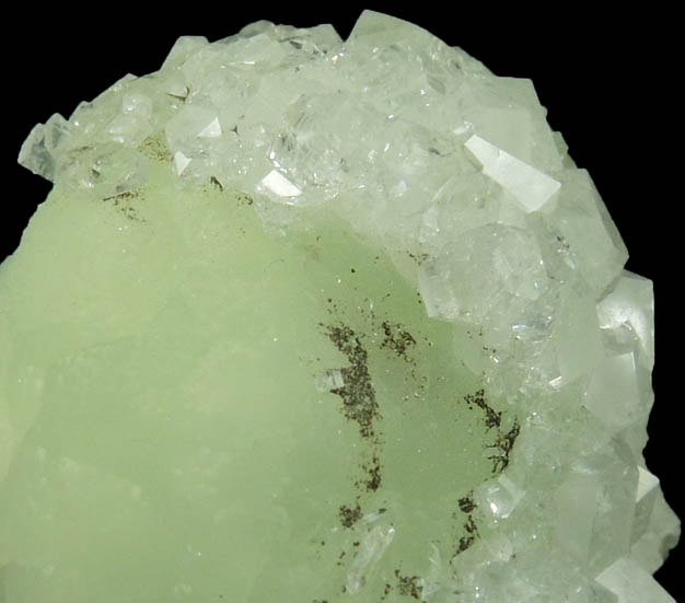 Prehnite with Apophyllite from Millington Quarry, Bernards Township, Somerset County, New Jersey