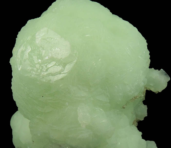 Prehnite with Calcite from Millington Quarry, Bernards Township, Somerset County, New Jersey