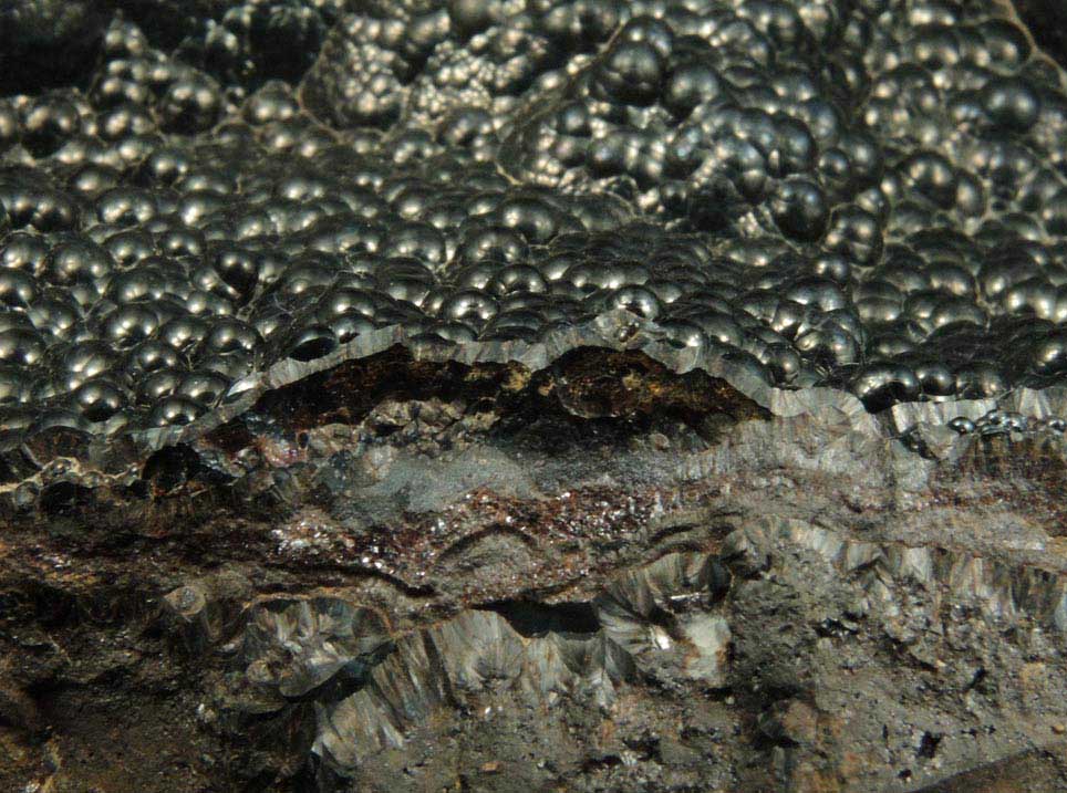 Goethite-Hematite from Staten Island Highlands iron mining district, New York City, Richmond County, New York