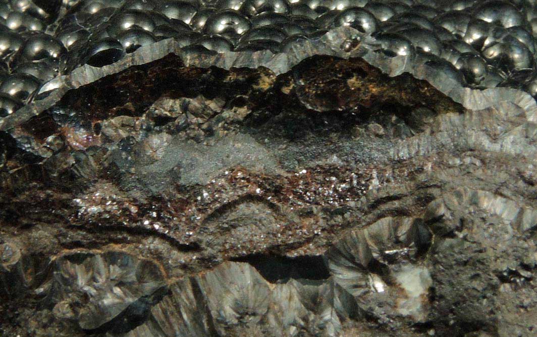 Goethite-Hematite from Staten Island Highlands iron mining district, New York City, Richmond County, New York