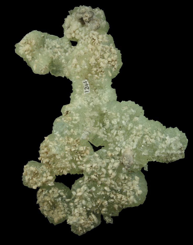 Prehnite from Lower New Street Quarry, Paterson, Passaic County, New Jersey