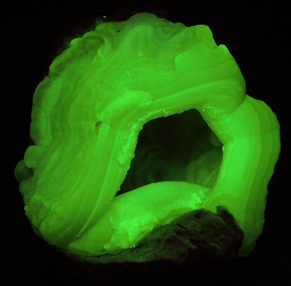 Quartz var. Chalcedony (fluorescent) from Yankee Dog Claim, Hidalgo County, New Mexico