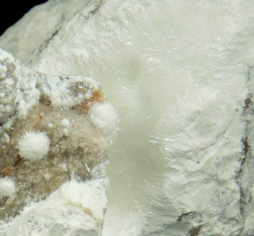 Hydrozincite from Yellow Pine Mine, Goodsprings District, Clark County, Nevada