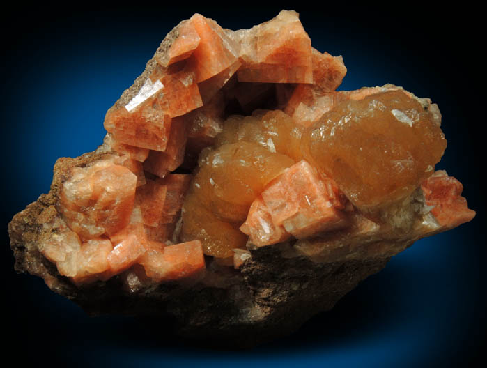 Chabazite, Stilbite, Calcite from Cape D'Or, Nova Scotia, Canada