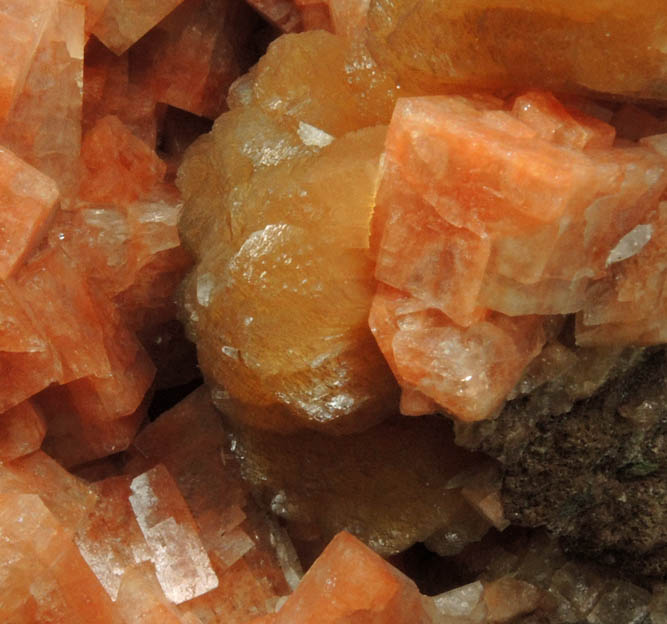 Chabazite, Stilbite, Calcite from Cape D'Or, Nova Scotia, Canada