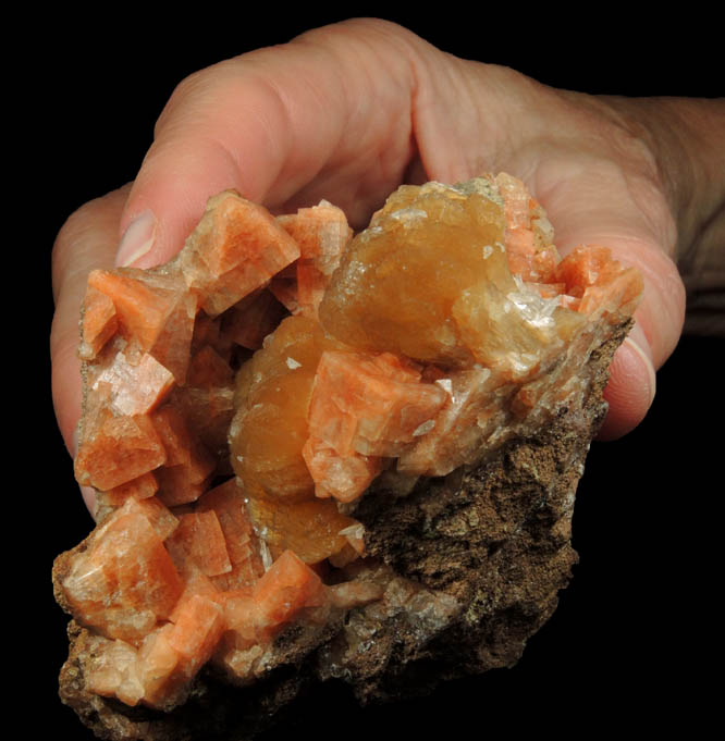 Chabazite, Stilbite, Calcite from Cape D'Or, Nova Scotia, Canada