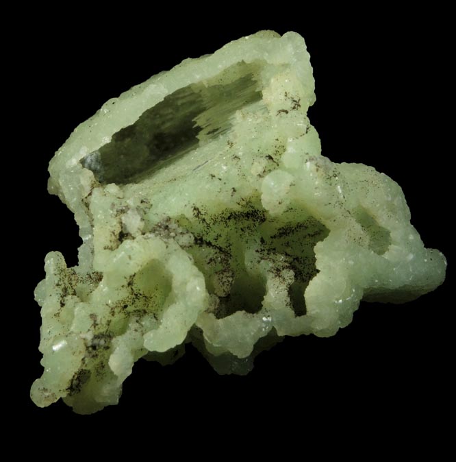 Prehnite pseudomorphs after Anhydrite from Upper New Street Quarry, Paterson, Passaic County, New Jersey