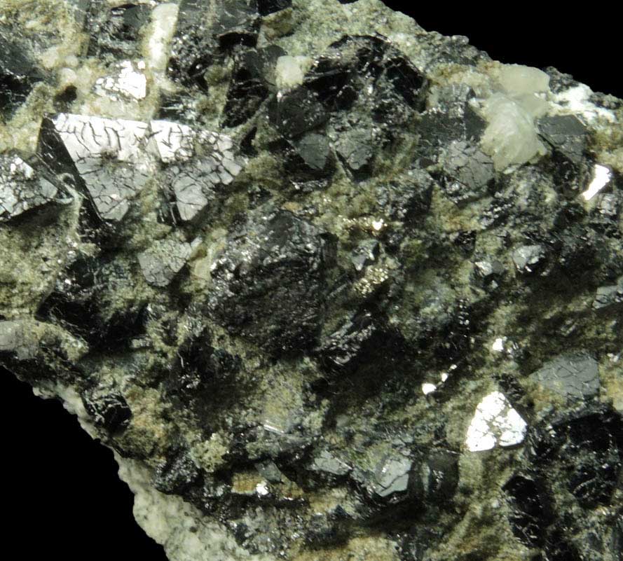 Magnetite with minor Pyrite from Laurel Hill (Snake Hill) Quarry, Secaucus, Hudson County, New Jersey