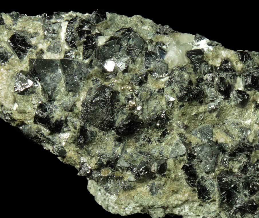 Magnetite with minor Pyrite from Laurel Hill (Snake Hill) Quarry, Secaucus, Hudson County, New Jersey