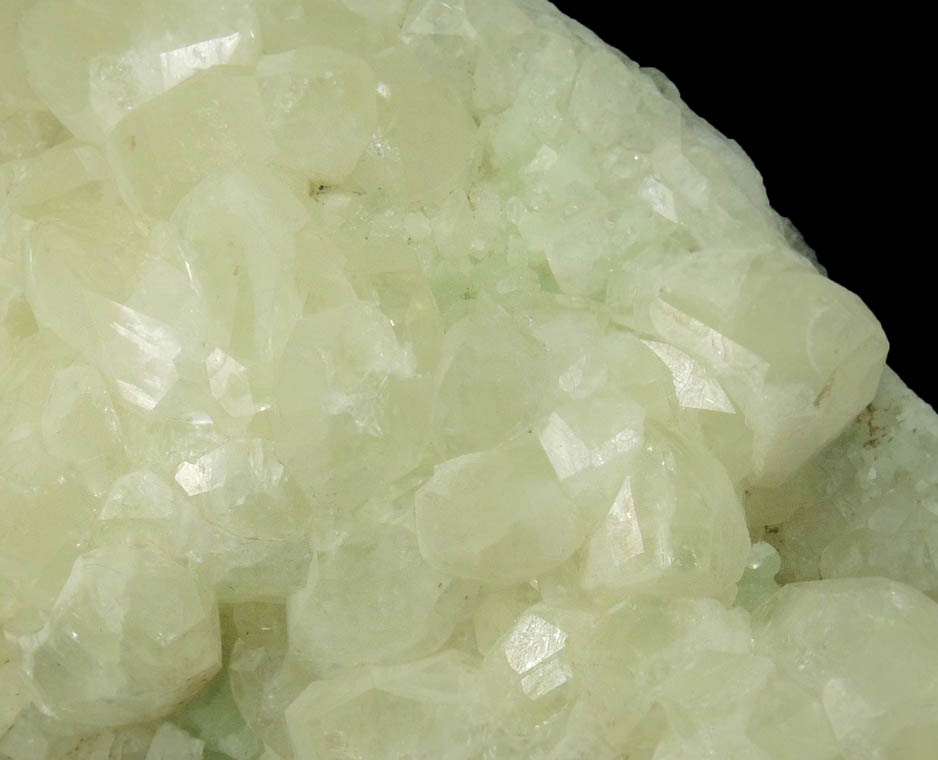 Datolite with minor Prehnite from Prospect Park Quarry, Prospect Park, Passaic County, New Jersey