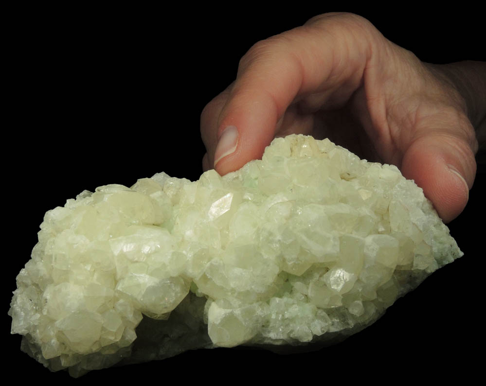 Datolite with minor Prehnite from Prospect Park Quarry, Prospect Park, Passaic County, New Jersey