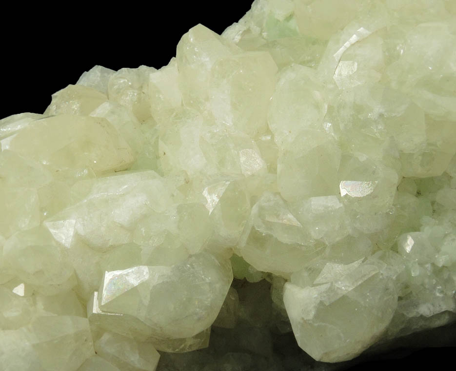 Datolite with minor Prehnite from Prospect Park Quarry, Prospect Park, Passaic County, New Jersey