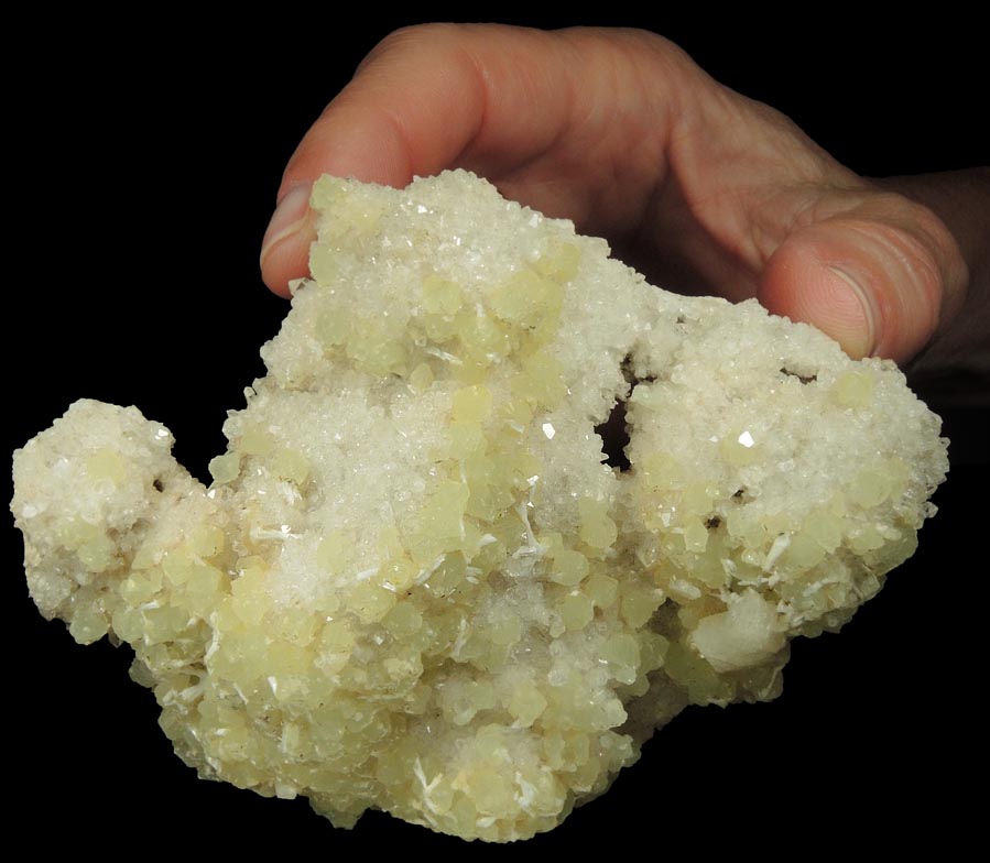 Heulandite, Prehnite, Laumontite, Quartz from Prospect Park Quarry, Prospect Park, Passaic County, New Jersey