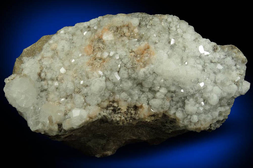 Analcime with Calcite from Cape Split, Blomidon Peninsula, Nova Scotia, Canada