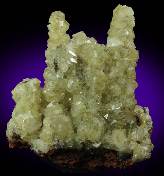 Adamite (stalactitic) from Mina Ojuela, Mapimi, Durango, Mexico