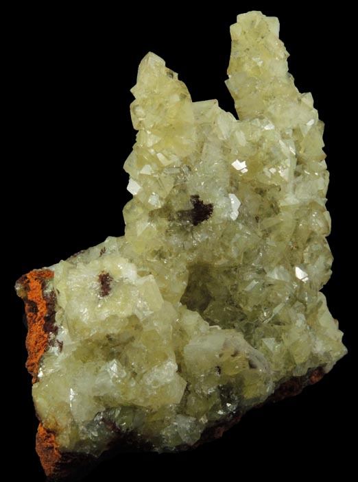 Adamite (stalactitic) from Mina Ojuela, Mapimi, Durango, Mexico