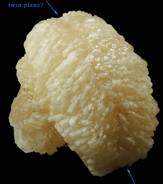 Stilbite from Upper New Street Quarry, Paterson, Passaic County, New Jersey