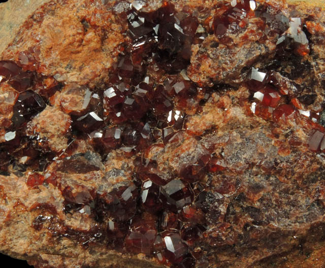 Grossular Garnet with minor Clinochlore from Passo del Faiallo, Urbe, Savona, Liguria, Italy