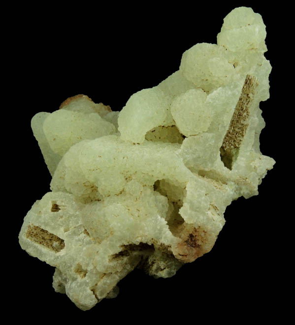 Prehnite pseudomorphs after Glauberite from Upper New Street Quarry, Paterson, Passaic County, New Jersey