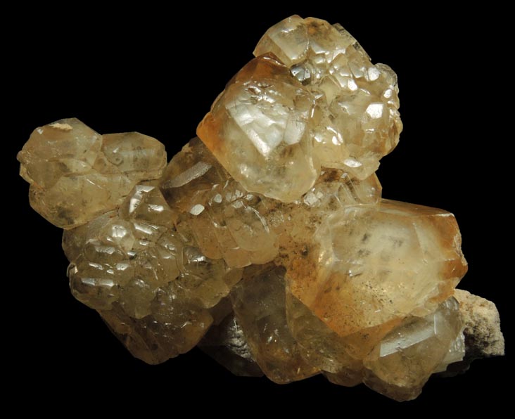 Calcite with Pyrite-Marcasite inclusions from Paul Frank Quarry, North Vernon, Jennings County, Indiana