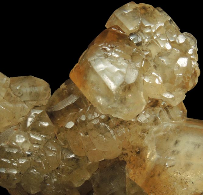 Calcite with Pyrite-Marcasite inclusions from Paul Frank Quarry, North Vernon, Jennings County, Indiana