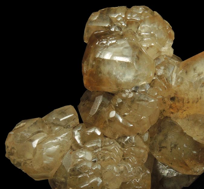 Calcite with Pyrite-Marcasite inclusions from Paul Frank Quarry, North Vernon, Jennings County, Indiana