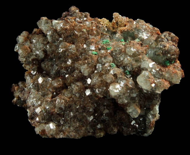 Willemite with minor Malachite from Tsumeb Mine, Otavi-Bergland District, Oshikoto, Namibia