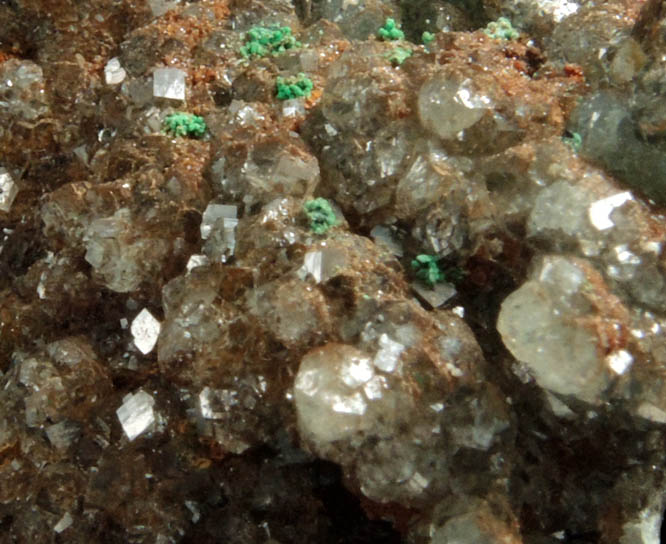 Willemite with minor Malachite from Tsumeb Mine, Otavi-Bergland District, Oshikoto, Namibia