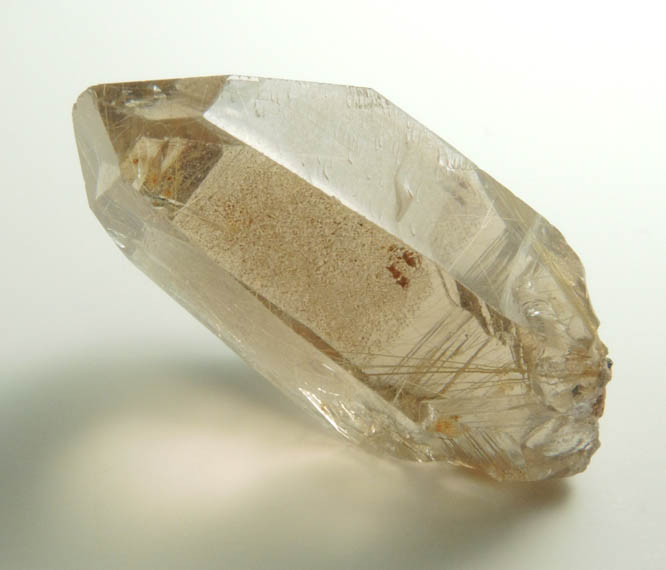 Quartz with Rutile inclusions (Rutilated Quartz) from Ibitiara, Bahia, Brazil