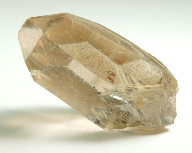 Quartz with Rutile inclusions (Rutilated Quartz) from Ibitiara, Bahia, Brazil