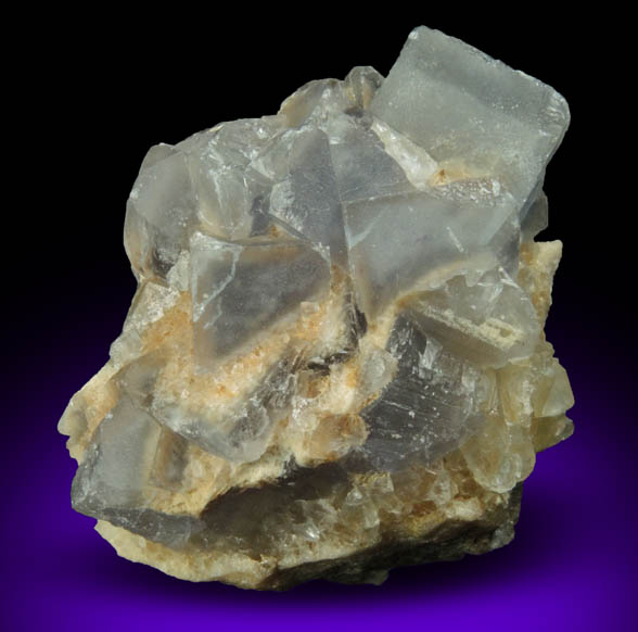 Fluorite on Quartz from Blanchard Mine, Hansonburg District, 8.5 km south of Bingham, Socorro County, New Mexico