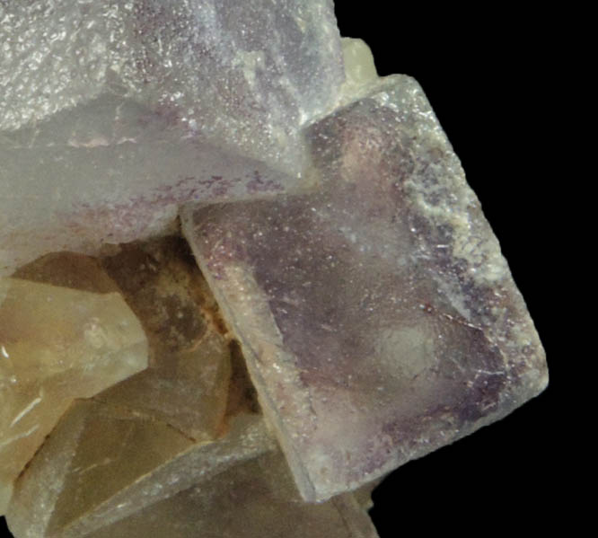 Fluorite on Quartz from Blanchard Mine, Hansonburg District, 8.5 km south of Bingham, Socorro County, New Mexico