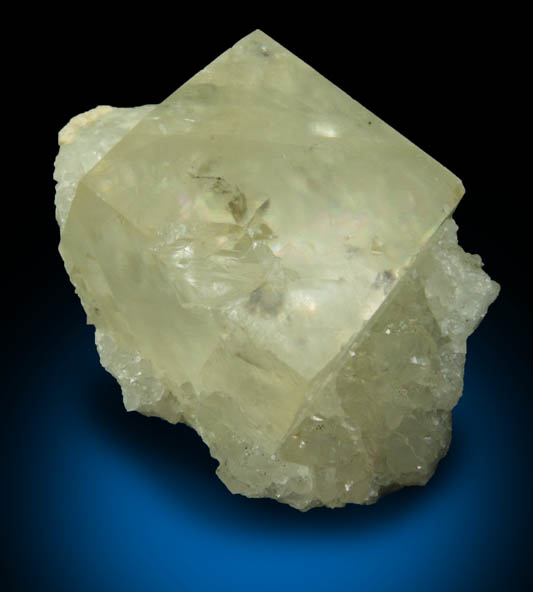 Calcite on Datolite from Millington Quarry, Bernards Township, Somerset County, New Jersey