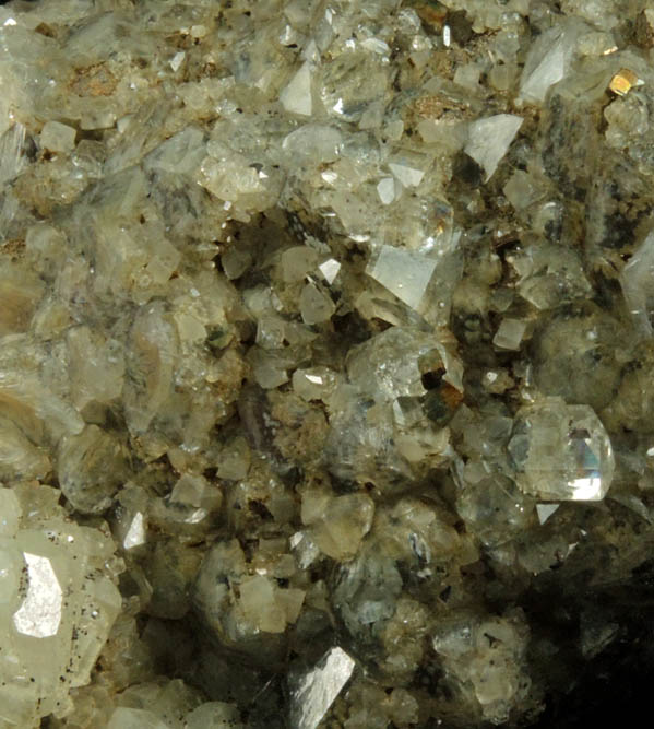 Pyrite, Calcite and Datolite on Quartz with unusual inclusions from Millington Quarry, Bernards Township, Somerset County, New Jersey