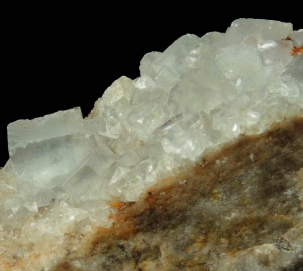 Fluorite on Quartz from Blanchard Mine, Hansonburg District, 8.5 km south of Bingham, Socorro County, New Mexico