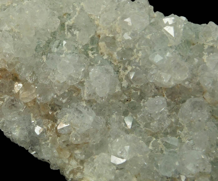 Quartz over Fluorite from Unaweep Canyon, 23.5 km south of Grand Junction, Mesa County, Colorado