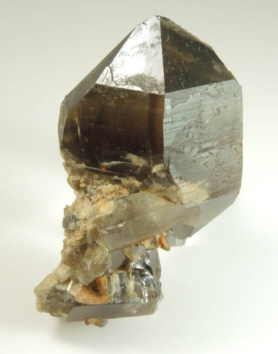 Quartz var. Smoky Quartz from North Moat Mountain, Bartlett, Carroll County, New Hampshire