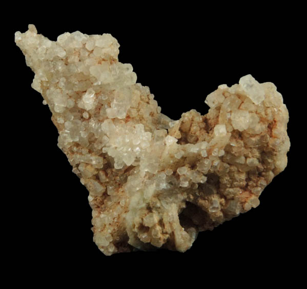 Calcite on Quartz pseudomorphs after Glauberite from Montclair State University campus parking lot, Essex County, New Jersey