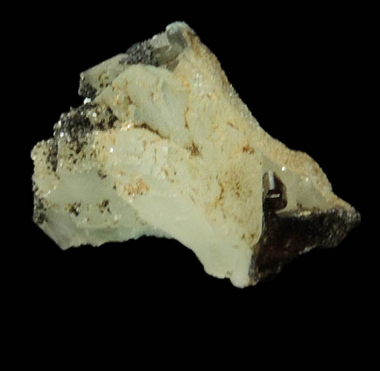 Sphalerite on Stilbite from Millington Quarry, Bernards Township, Somerset County, New Jersey