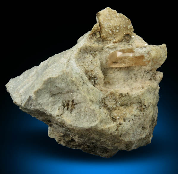 Topaz with Pseudobrookite inclusions from Thomas Range, Juab County, Utah