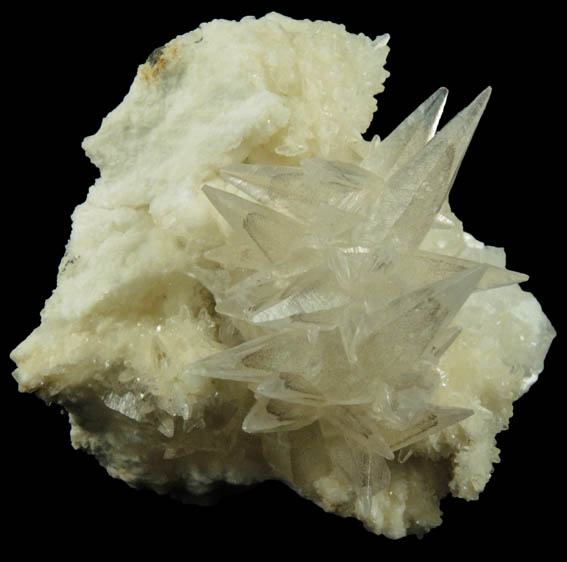 Calcite with phantom-growth zoning from Millington Quarry, Bernards Township, Somerset County, New Jersey