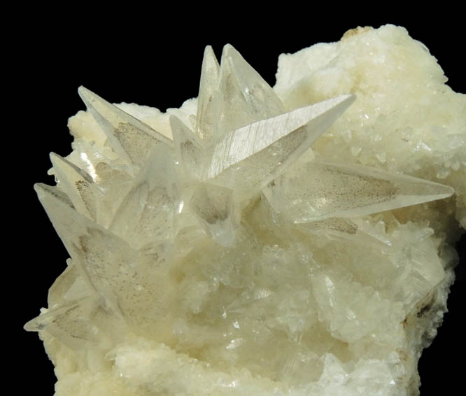 Calcite with phantom-growth zoning from Millington Quarry, Bernards Township, Somerset County, New Jersey