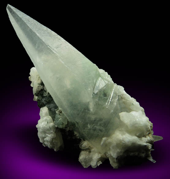 Calcite over Datolite, Prehnite, Actinolite-Chlorite from Millington Quarry, Bernards Township, Somerset County, New Jersey