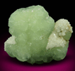 Apophyllite on Prehnite from Millington Quarry, Bernards Township, Somerset County, New Jersey