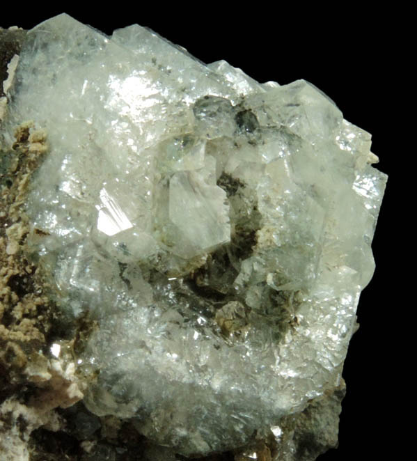 Apophyllite with minor Pectolite from Millington Quarry, State Pit, Bernards Township, Somerset County, New Jersey