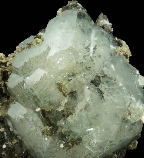 Apophyllite with minor Pectolite from Millington Quarry, State Pit, Bernards Township, Somerset County, New Jersey