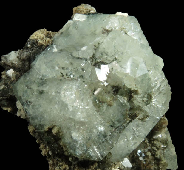 Apophyllite with minor Pectolite from Millington Quarry, State Pit, Bernards Township, Somerset County, New Jersey