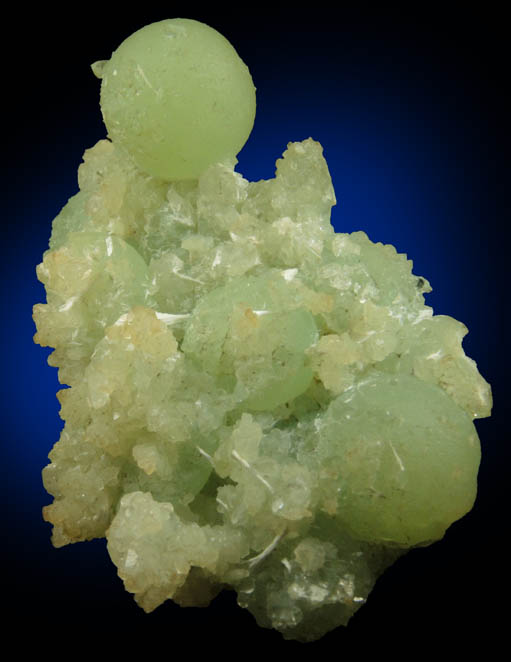 Prehnite with Datolite and Laumontite from Upper New Street Quarry, Paterson, Passaic County, New Jersey