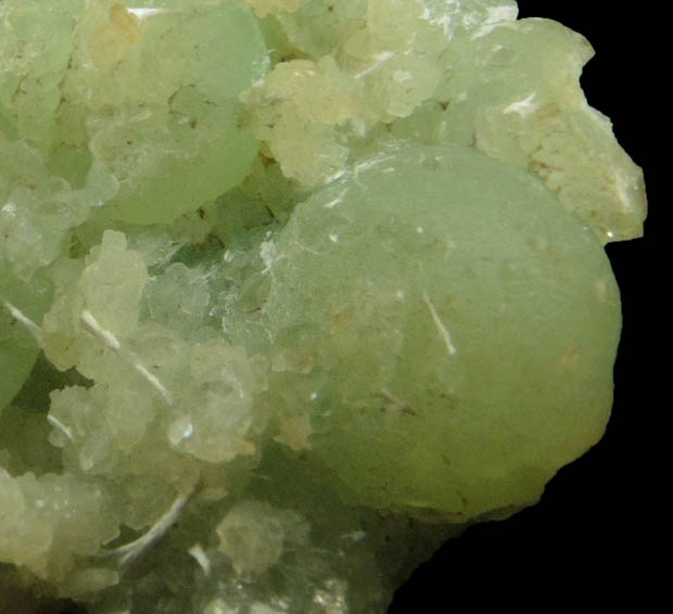Prehnite with Datolite and Laumontite from Upper New Street Quarry, Paterson, Passaic County, New Jersey