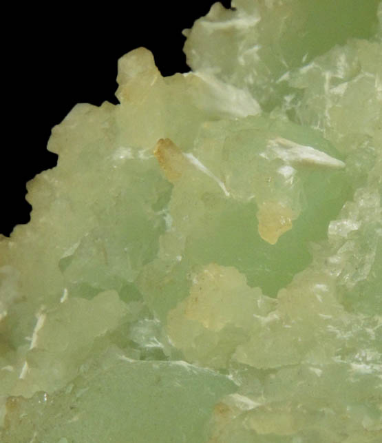 Prehnite with Datolite and Laumontite from Upper New Street Quarry, Paterson, Passaic County, New Jersey